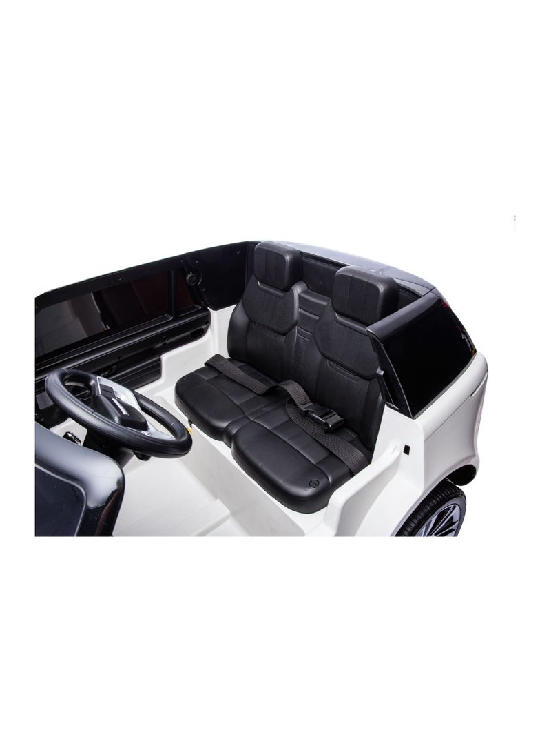 Range Rover Range Rover Eva Wheels Ride On For Kids 12V/4M Painted White - Image 5