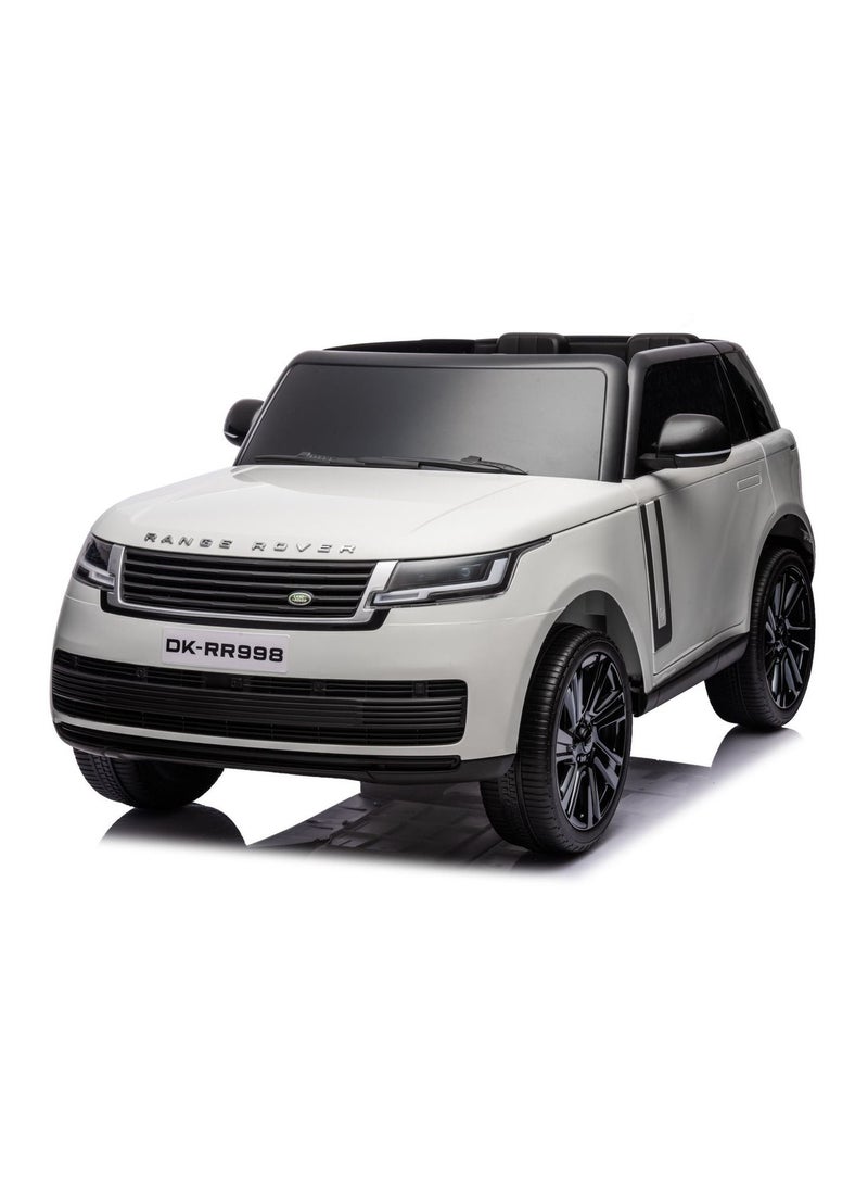 Range Rover Range Rover Eva Wheels Ride On For Kids 12V/4M Painted White - Image 1