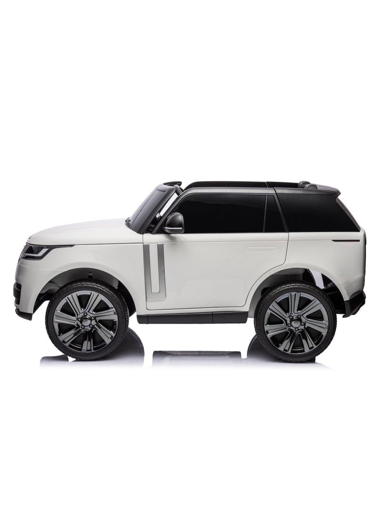 Range Rover Range Rover Eva Wheels Ride On For Kids 12V/4M Painted White - Image 3