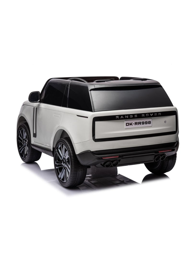 Range Rover Range Rover Eva Wheels Ride On For Kids 12V/4M Painted White - Image 4