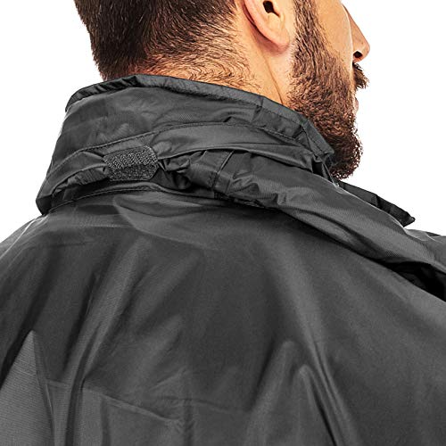 33,000ft Packable Rain Jacket Men's Lightweight Waterproof Rain Shell Jacket Raincoat with Hood for Golf Cycling Windbreaker - Image 3