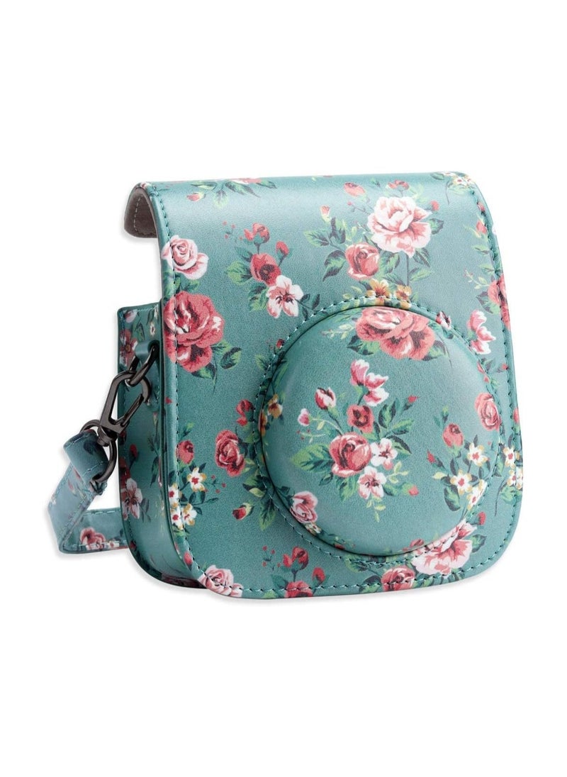 General - Fujifilm Instax Mini 11 Camera Case, Premium Vegan Leather Case with Removable Adjustable Shoulder Strap - Image 1