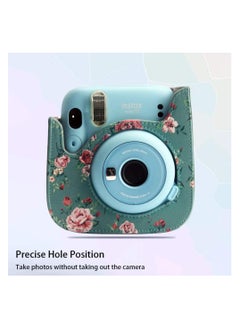General Fujifilm Instax Mini 11 Camera Case, Premium Vegan Leather Case with Removable Adjustable Shoulder Strap  - Image 5