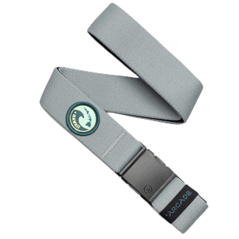 Arcade Belts A2 Hawaii Islands Unisex Adventure Belt: Heavy Duty Stretch, Metal Free Buckle, Cloud - Image 1