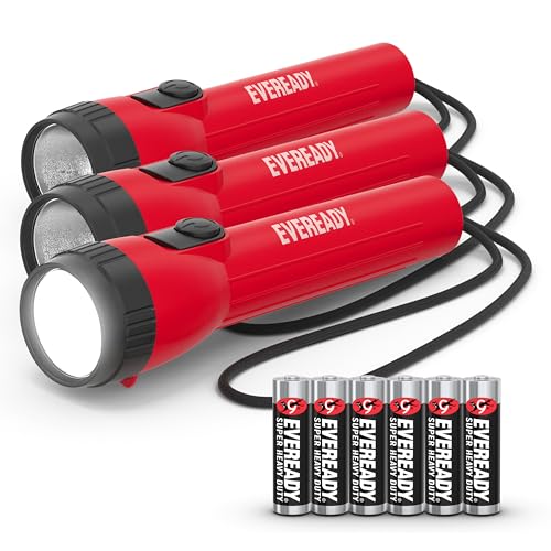 EVEREADY LED Flashlights 3Pack Bright Flashlights for Emergencies and Camping Gear Power Outage Flash Light AA Batteries Included - Image 1