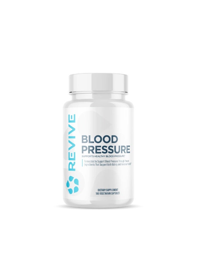 Revive MD Blood Pressure Support 180 Vegetarian Capsules | Healthy Blood Pressure & Cardiovascular Wellness Formula - Image 2