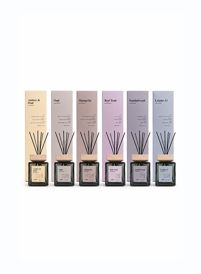 Spectra Home معطر هواء ريد ديفيوزر ليلابو 33، 1000 مل | 1 عبوة | مجموعة معطر هواء، معطر زيت وعصي معطر هواء، ديكور منزلي ومكتبي، عطور وهدايا - Image 4