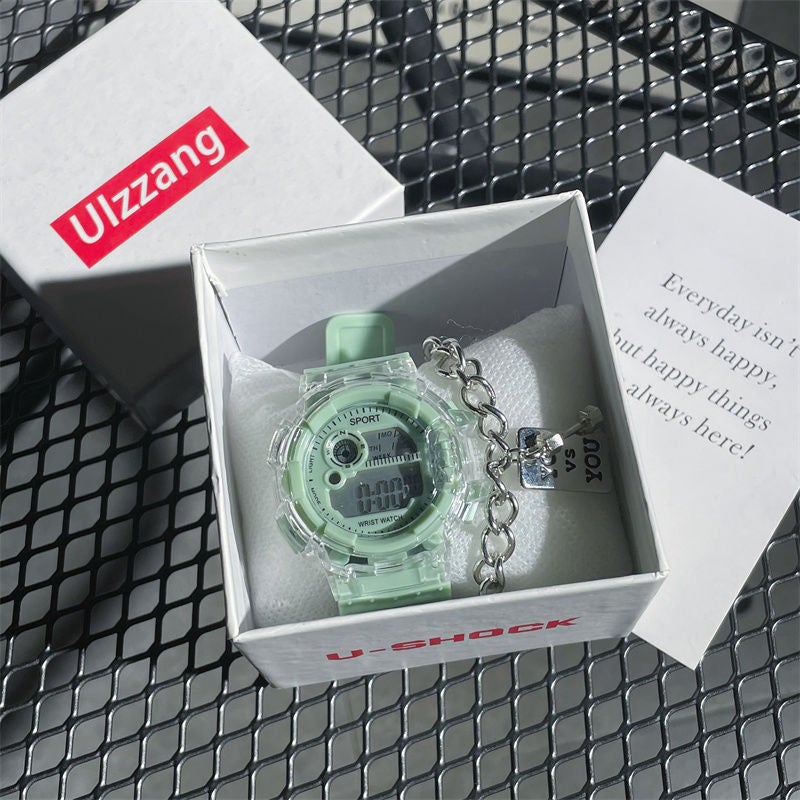 Unicorn Ladies Sports Watch Glacier White for Students Matcha