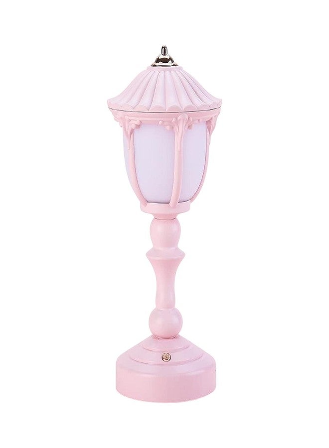 RONTENO Plastic Night Light Vintage Switch Buttons Led Lamp For Teen Girls Toddler Lights Kids Room, Bedroom, Room Decor (1 Pic, Pink) - Image 1