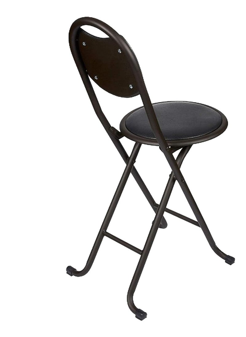 SMART HOME Comfortable folding chair with back, prayer chair, chair for the elderly, camping chair, garden living room chair  - Image 2