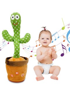 Festive Gallery Dancing Cactus Toys, Talking Cactus Toys for Recording What You Say, Mimicking Toys with LED English Sing, Cactus Plush Toys Gift  - Image 1
