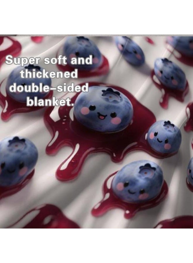 general Children's or student cartoon flannel thin blanket (warm and comfortable, suitable for sleep, games) 100cm*150cm - 351 - Image 1