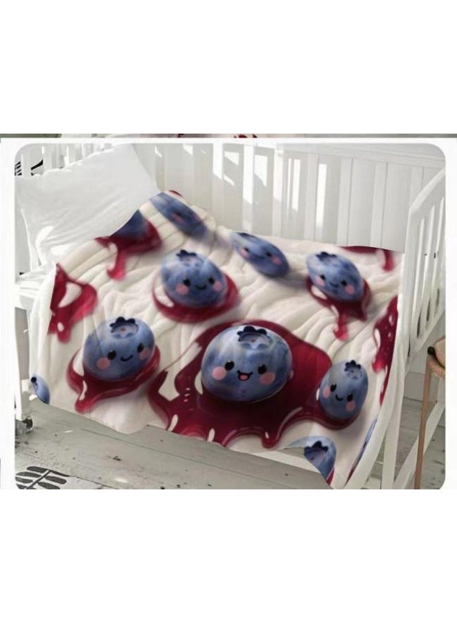 general Children's or student cartoon flannel thin blanket (warm and comfortable, suitable for sleep, games) 100cm*150cm - 351 - Image 3