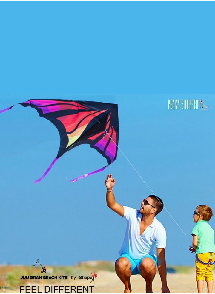 JUMEIRAH BEACH KITE - Jumeirah Beach Kite for Kids & Adults, Str Kites for Beginner with 1.6 Meter Strong Kite String with Winder Handle, Lightweight Kite Paper, Sport & Outdoor Toys Is Great for All Ages - Game of Drogon - Image 1