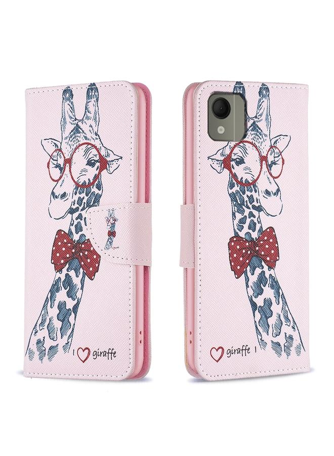 اس-توب جراب جلدي لهاتف نوكيا C110 بنمط رسم ملون - Image 1