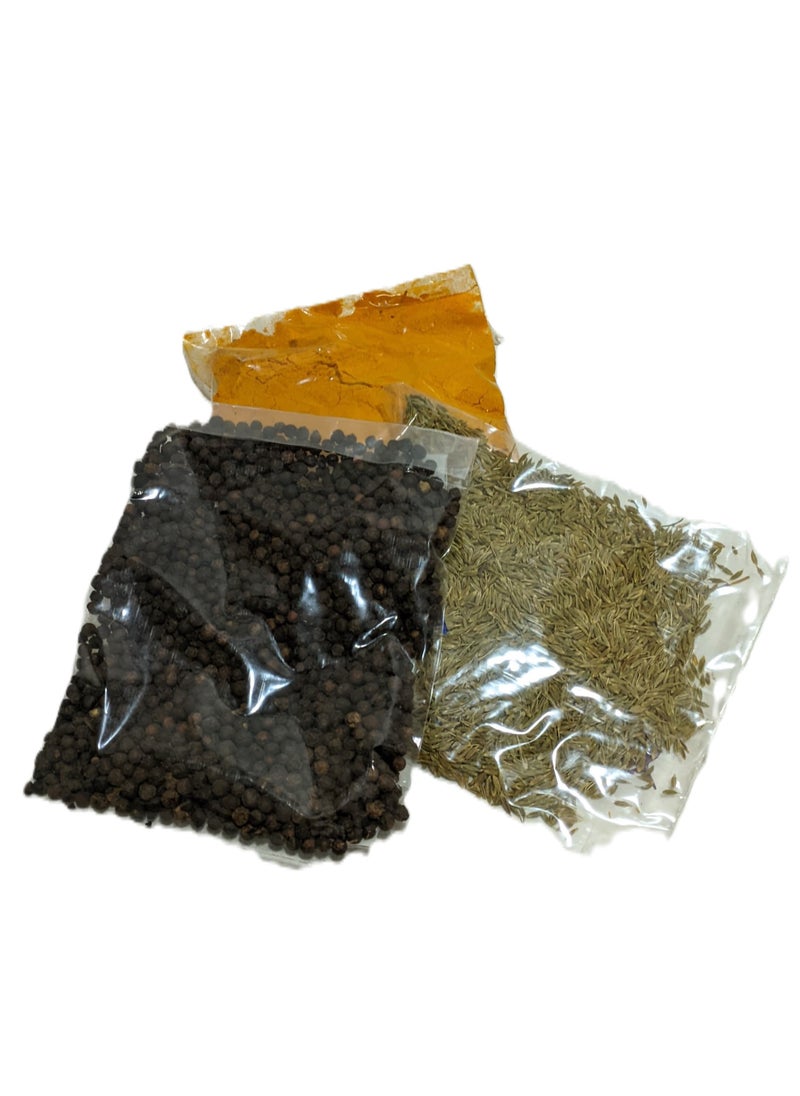 Harraz - Turmeric 100g + black pepper 100g + cumin 50g (offer) - Image 1