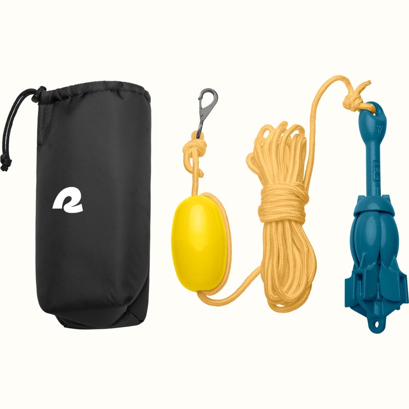 Retrospec Mainstay 3.5 lbs Folding Grapnel Anchor Kit with 26FT Rope, PP Buoy, Water Resistant Travel Bag and Rust Resistant Snap Hook & Anchor for Inflatable Paddle Boards, Docks & Kayaks - Image 1
