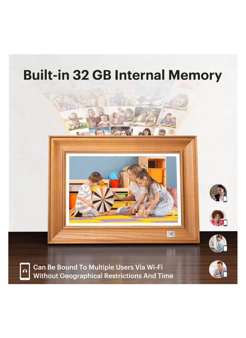 كوداك إطار صور رقمي Kodak FHD WiFi مع عرض للصور والفيديو والتقويم والطقس  - Image 2
