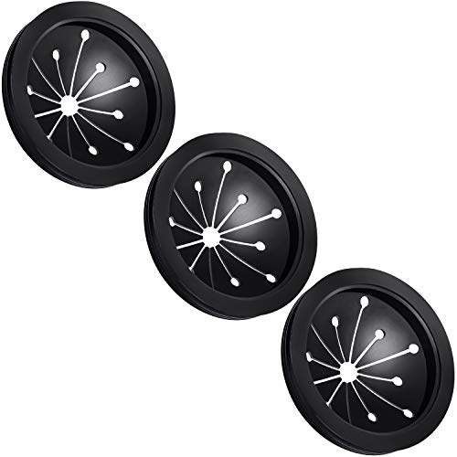 Topspeeder 3 Pcs Garbage Disposal Splash Guards Sink Baffle Disposal Replacement Multi-function Drain Plugs food Waste Disposer Accessories for Whirlaway, Waste King and GE Models (3.1inch) - Image 1