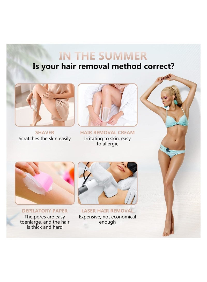 DMG TECH 4 in 1 Electric Razor for Women Bikini Trimmer, Women's Shaver Cordless Wet and Dry, Shaver for face, Legs and underarms, Replaceable Trimmer Head, USB Rechargeable - Image 3