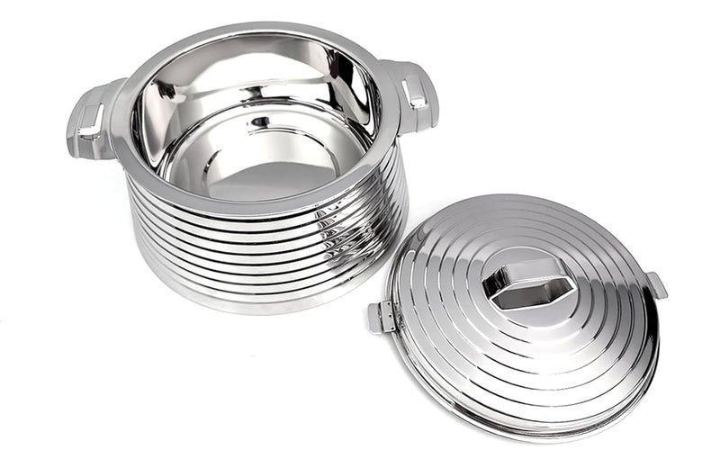 Pradeep SAROVAR Stainless Steel Serving Casserole Set of 1 5000 ml Silver - Image 3