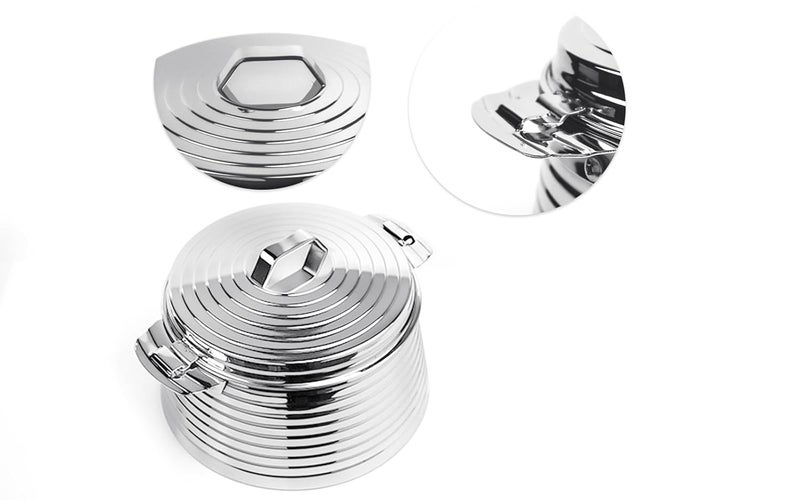 Pradeep SAROVAR Stainless Steel Serving Casserole Set of 1 5000 ml Silver - Image 2