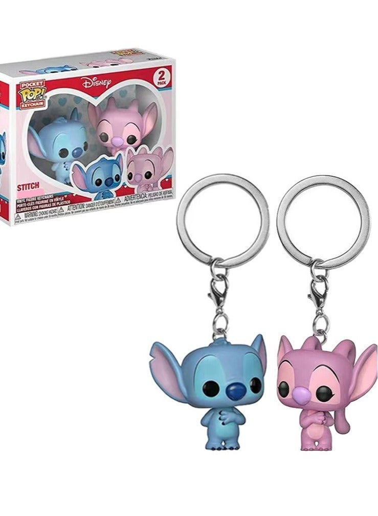 POP Pocket POP Keychain: Lilo & Stitch 2 Pack Toy Stitch Keychain - Image 3