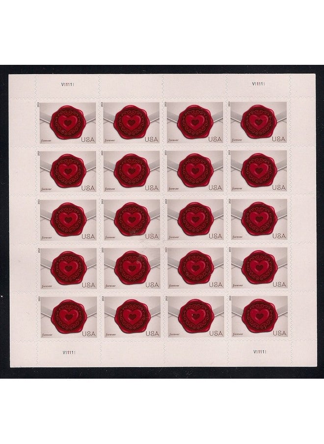 USPS Sealed With Love Usps Forever Stamps Sheet Of 20  - Image 1