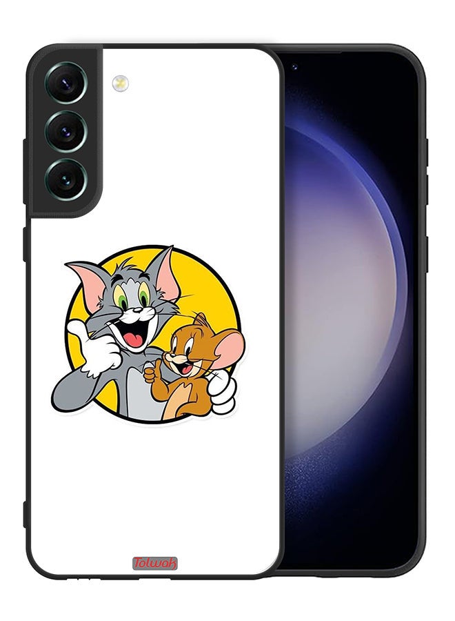 Tolwak Samsung Galaxy S21 Plus 5G Protective Case Cover Tom And Jerry - Image 2