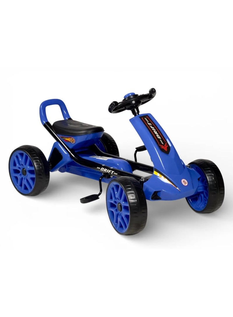 Pedal-Powered Kids' Race Car – A Fun Driving Experience for Ages Up to 8