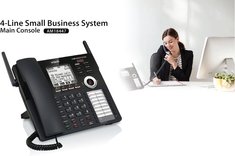 vtech Accessory Handset for AM18447 Small Business System, Black - Image 2