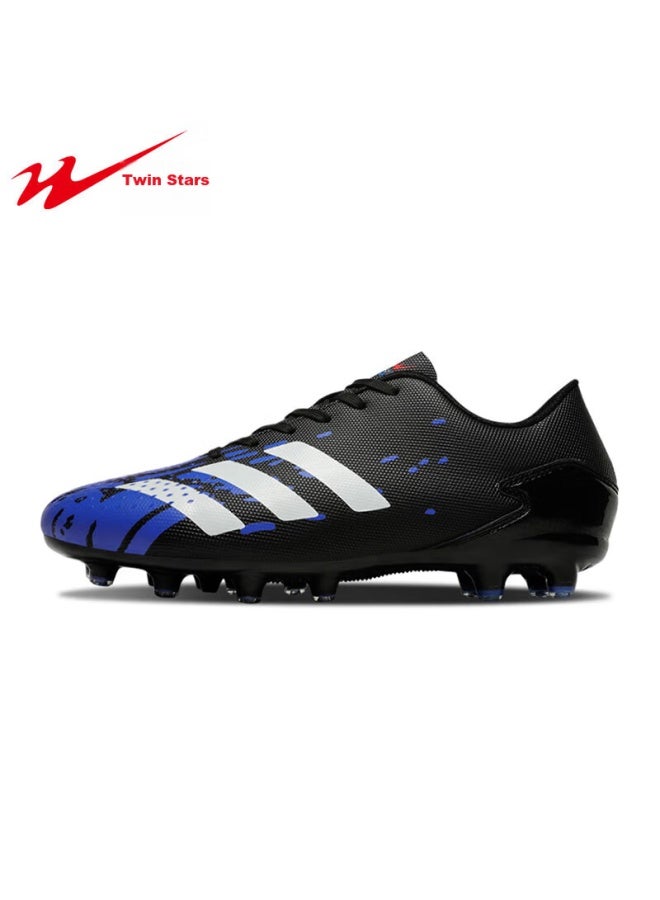 Double Star Eight Shuangxing Bate Soccer Shoes For Men And Women, Adult Long Studs, Ag Youth Sports Student Leather Lawn Compeion Training Shoes - Image 5