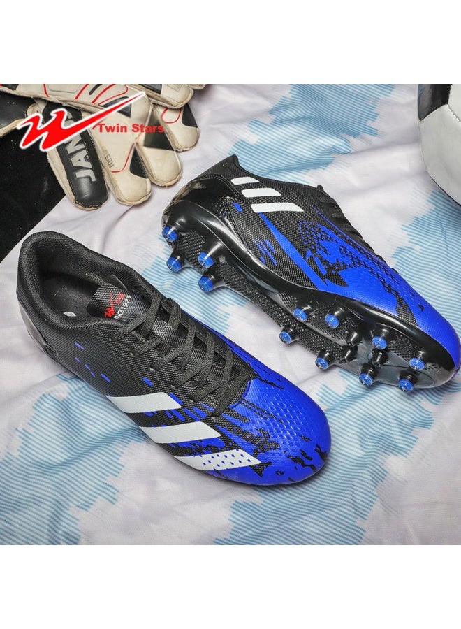 Double Star Eight Shuangxing Bate Soccer Shoes For Men And Women, Adult Long Studs, Ag Youth Sports Student Leather Lawn Compeion Training Shoes - Image 4