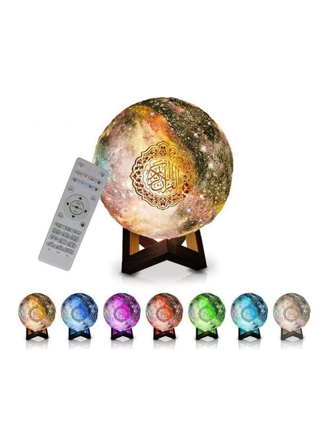 Speaker Quran , Moon Lamp Bluetooth With Remote Control Multicolour - Image 2