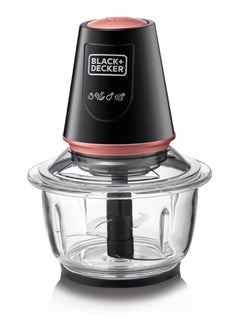 Black Black & Decker Vertical Chopper With Glass Bowl - 400 W  - Image 4