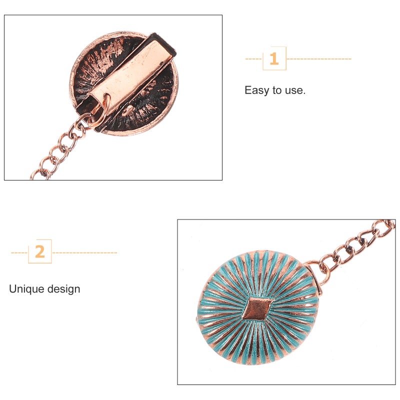Shirt Clip Waist Clip For Clothing Women Dress Clip Scarf Accessory Clothing Clip Sweater Clip For Cardigan Sweater Clamp Ornament Scarf Buckle - Image 3