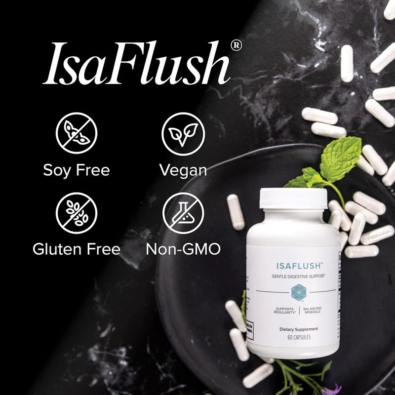 Isagenix إيزاجنيكس إيزا فلاش دعم هضمي لطيف مع معادن متوازنة تشجع على الانتظام 60 كبسولة - Image 5