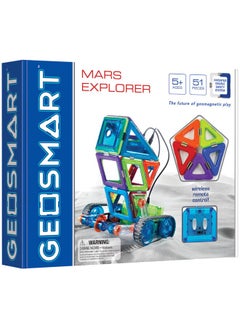GeoSmart Mars Explorer By Remote Controlled Geomagnetic Vehicles With Stem Focused Magnetic Construction Set Multicolor  - Image 1
