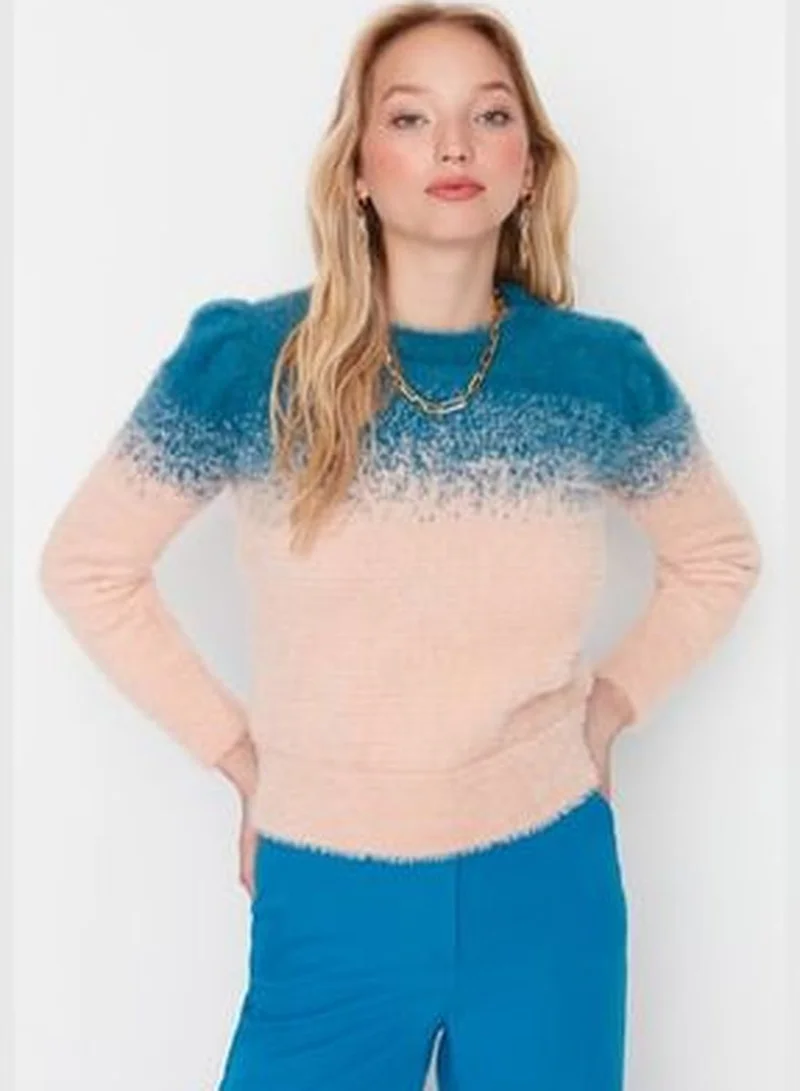 trendyol Oil Beard/Feather Rope Knitwear Sweater TWOAW22KZ0092