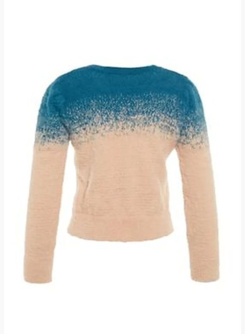 trendyol Oil Beard/Feather Rope Knitwear Sweater TWOAW22KZ0092