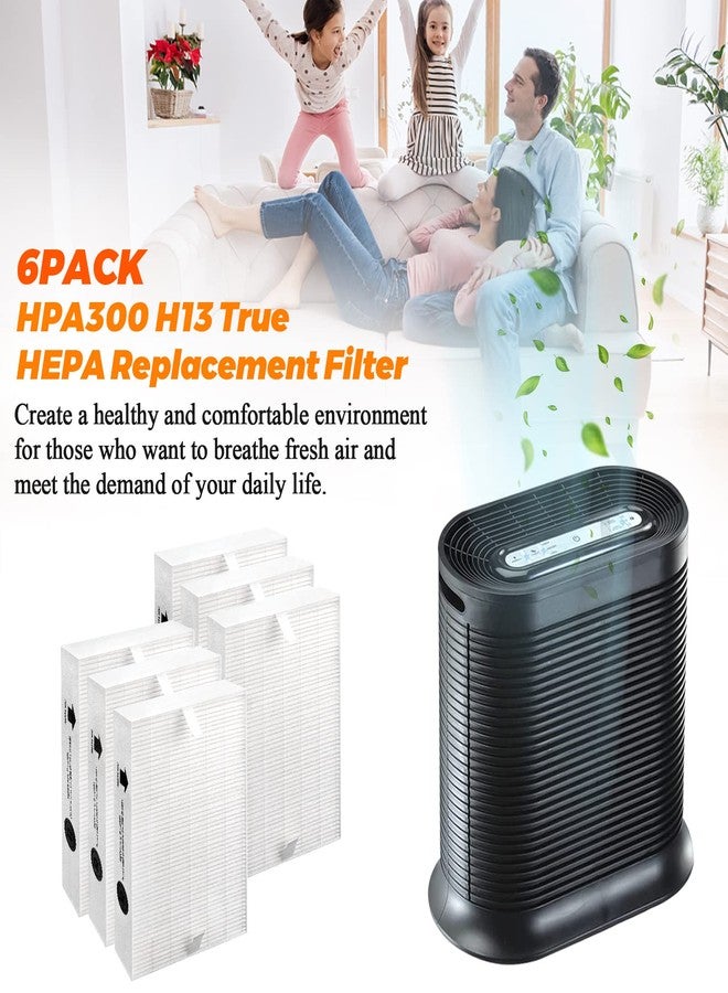 Blutoget HPA 300 Filter Replacement-HPA300 Air Purifier Filter R Compatible For Honeywell Air Purifier HPA 300 HPA200 HPA090 Series- Replaces HRF-R3 HRF-R2 HRF-R1 6Pack by Blutoget - Image 4