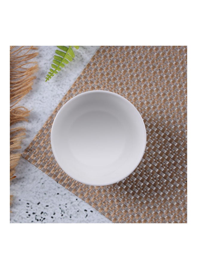 DELCASA Melamine Soup Bowl White 3.5inch - Image 3