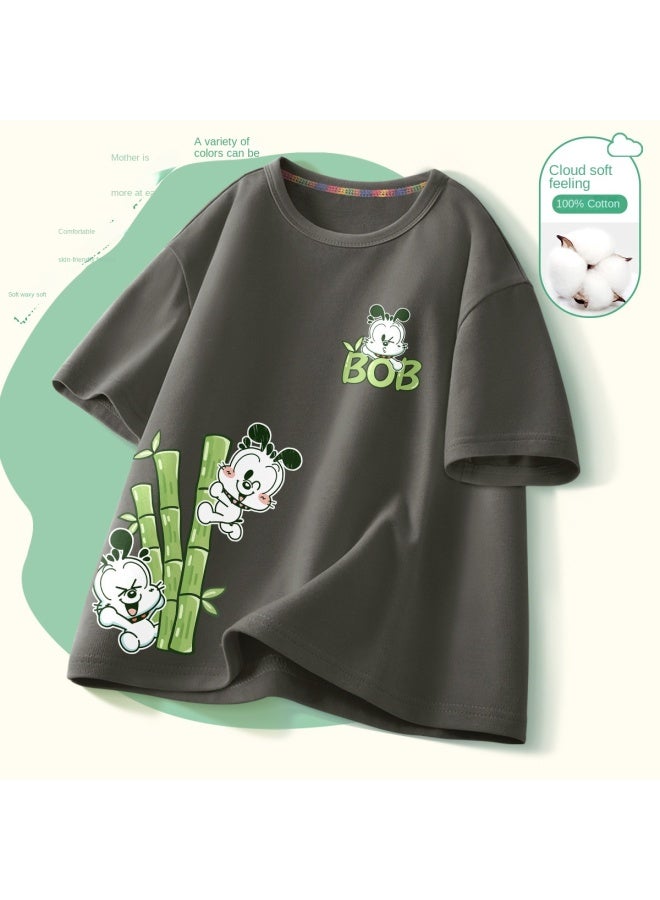 Babu Bean Summer Kids T-shirts, Lightweight And Breathable, Cool And Stylish Boys' Athletic Tops, Comfortable Casual Short Sleeves For Boys - Image 1