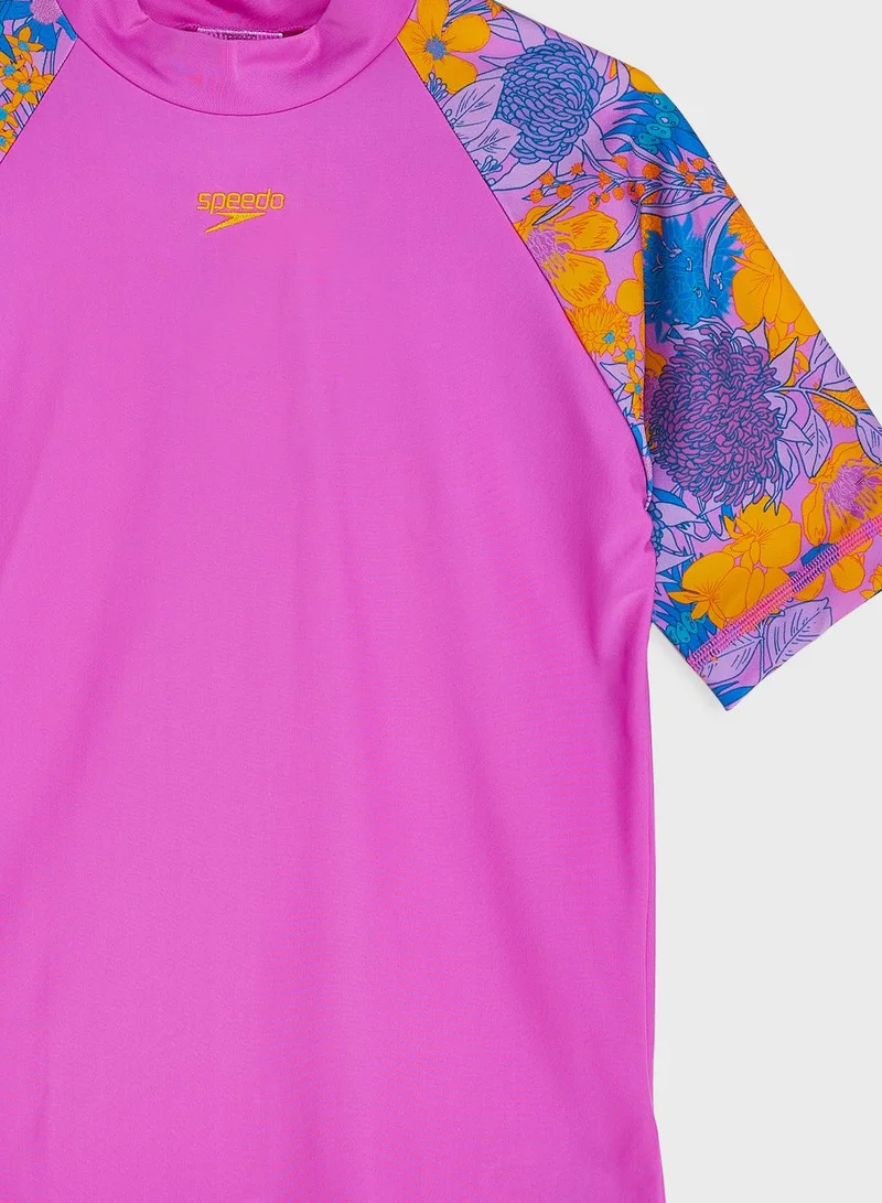 speedo Printed Swim T-Shirt
