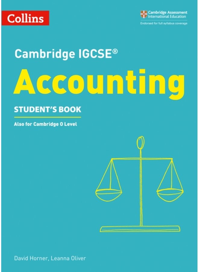 Cambridge IGCSE Accounting Student s Book - Paperback
