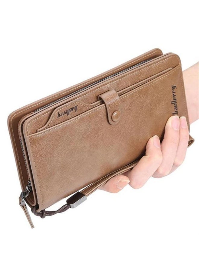 بايلليري محفظة طويلة من الجلد الصناعي المتين للنقود والكروت،هافان، للرجال - Image 3