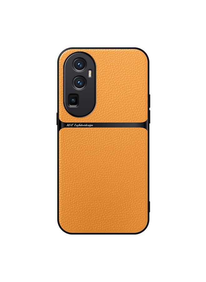 S-TOP Case For OPPO Reno10 Pro+ Litchi Leather Magnetic Full Coverage Shockproof Phone Case - Image 1