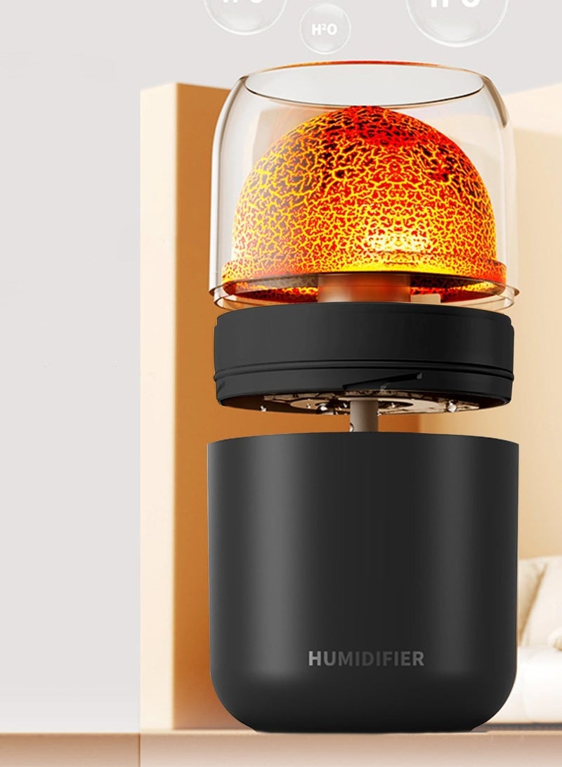 Zikra Quiet Cool Mist Humidifiers with LED Light Bedroom Aromatherapy Diffuser 300ml Multipurpose USB Desktop Night for Home Office Plants Car - Image 1