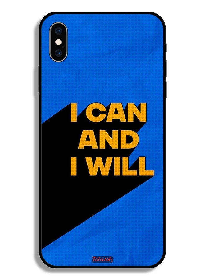 Tolwak Apple iPhone XS Protective Case I Can And I Will - Image 2