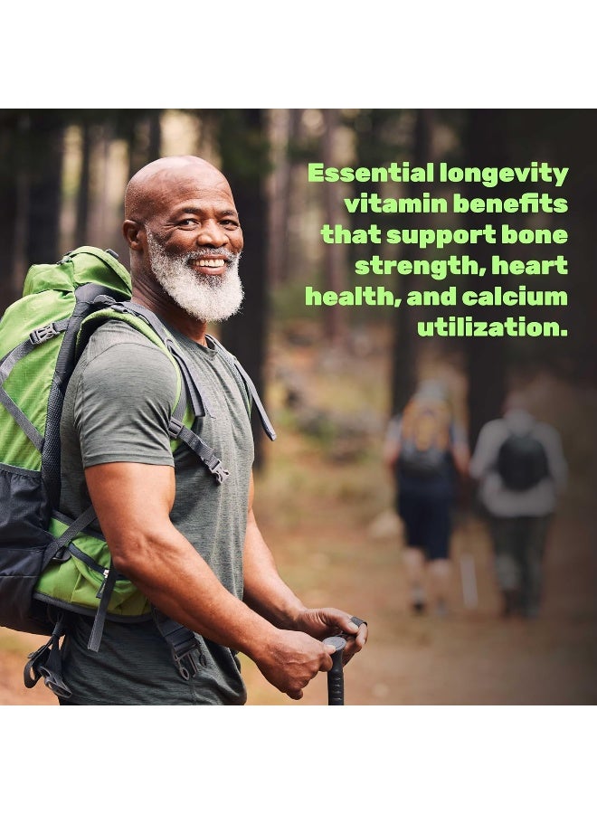 DEAL SUPPLEMENT فيتامين ك بريميوم كومبليت - فيتامين ك2 عالي الفعالية (Mk-7 و Mk-4) و K1، 240 كبسولة لينة مدعمة بزيت جوز الهند - طيف كامل من فيتامين ك الثلاثي، دعم مثالي لصحة العظام والقلب - Image 4